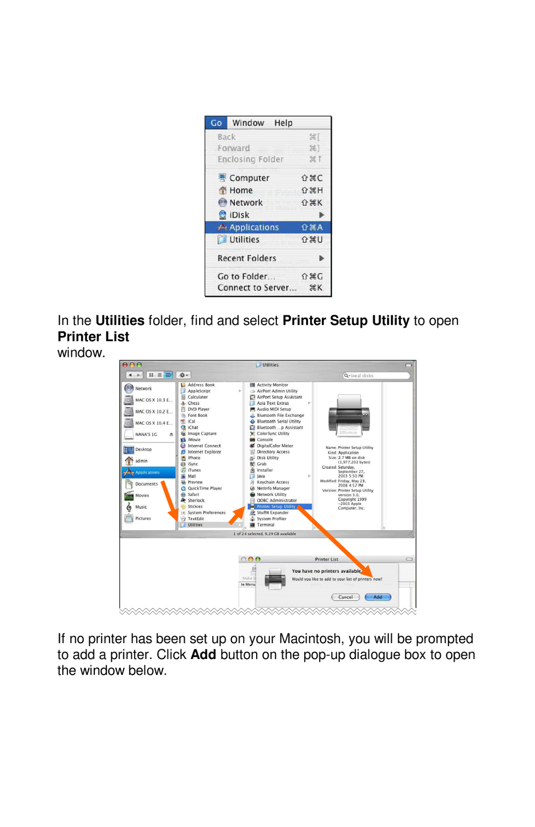 TRENDnet TE100-PIP manual Printer List window 