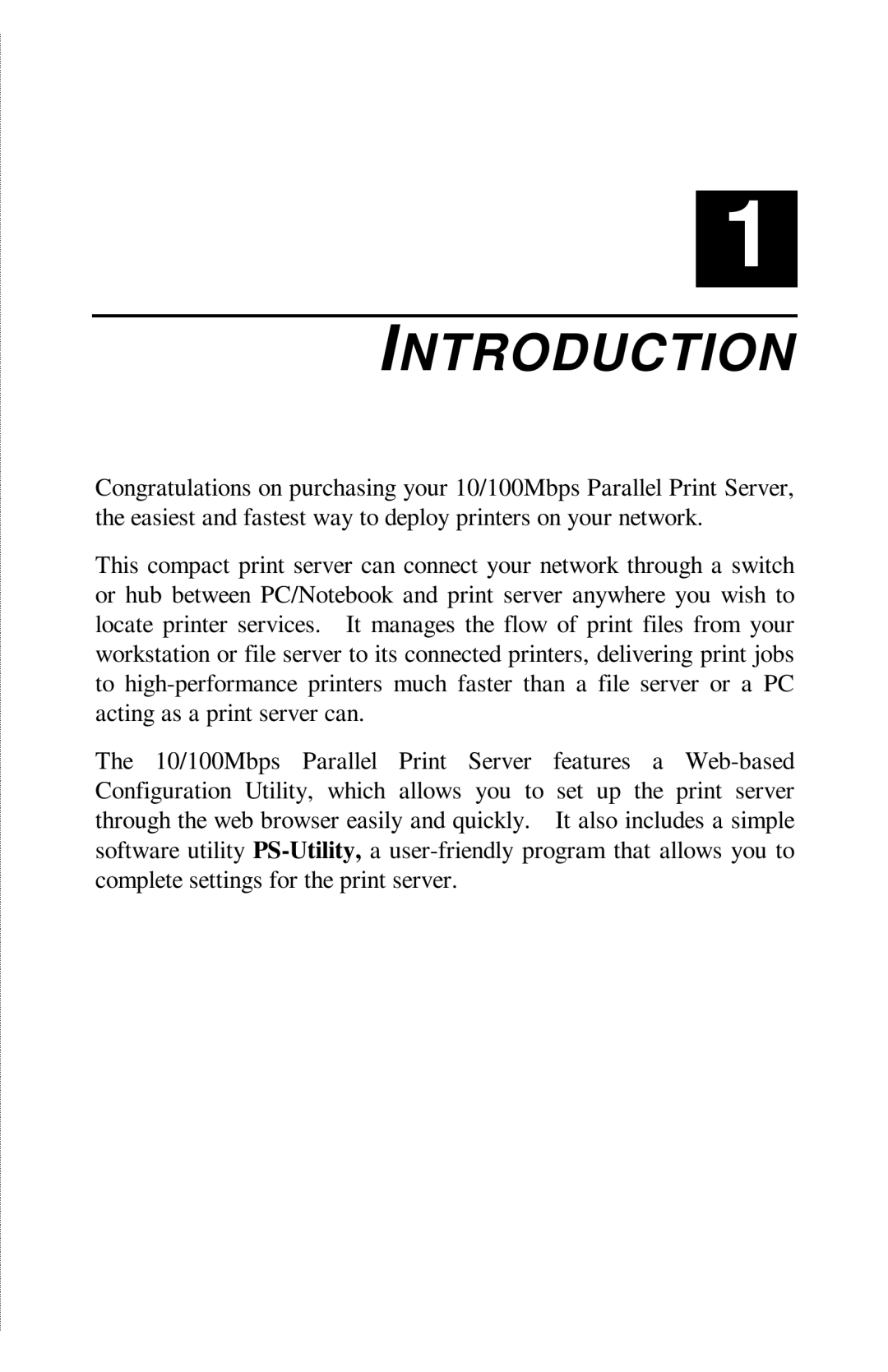 TRENDnet TE100-PIP manual Introduction 