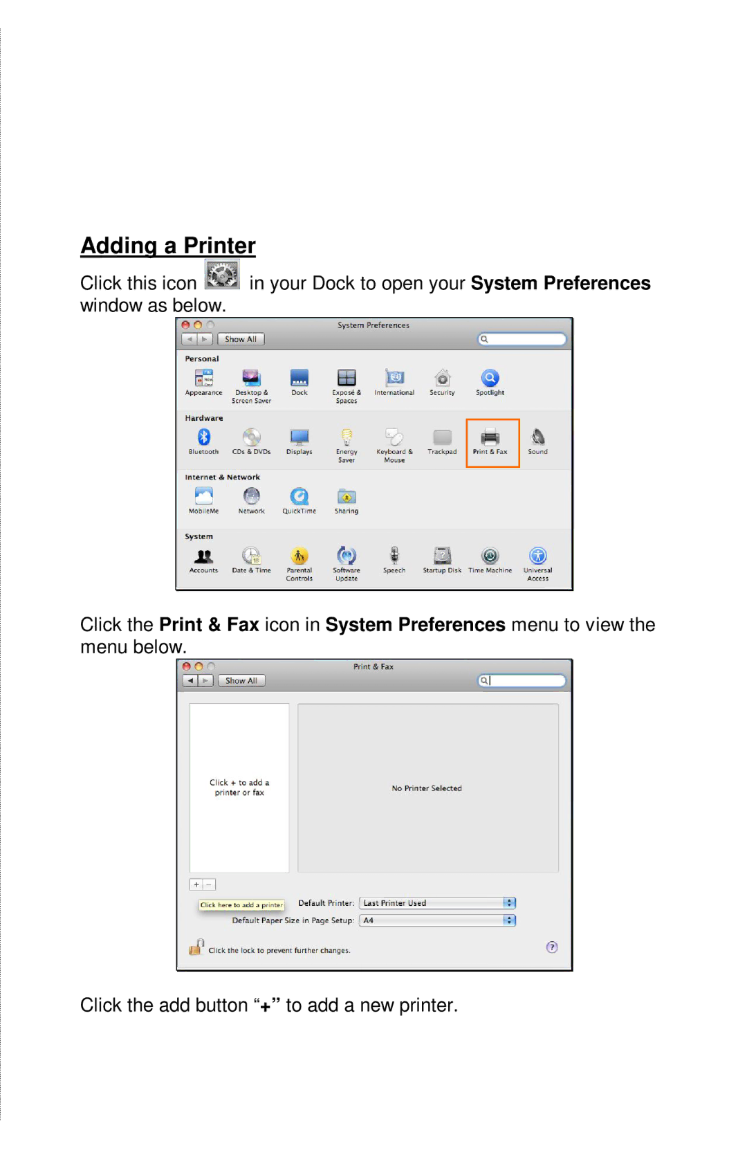 TRENDnet TE100-PIP manual Adding a Printer 