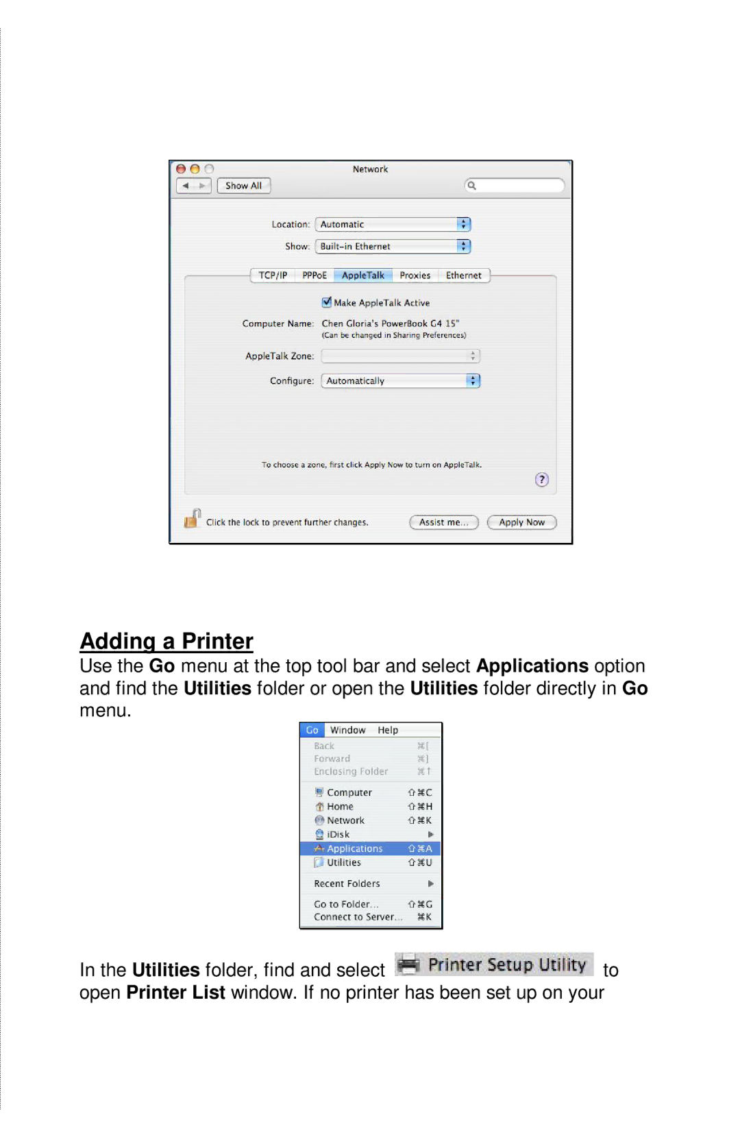 TRENDnet TE100-PIP manual Adding a Printer 