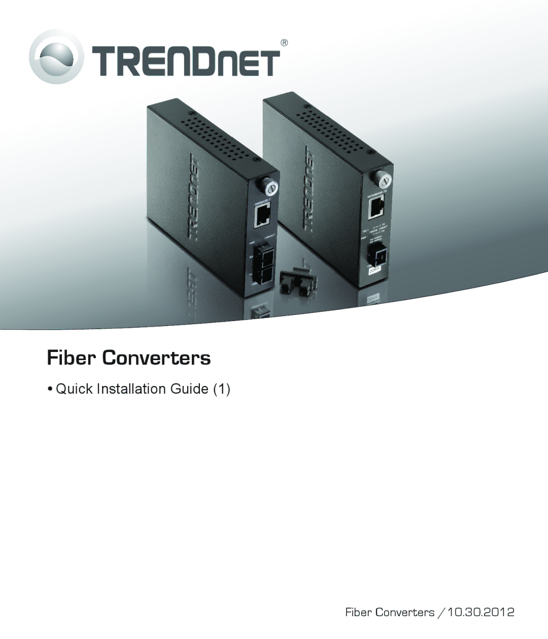 TRENDnet TE100S24G manual Fiber Converters 