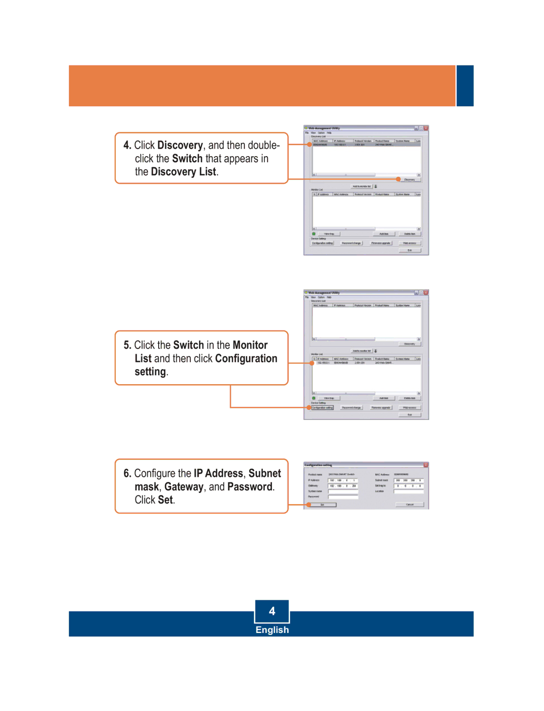 TRENDnet TEG-160WS, TEG-240WS manual English 