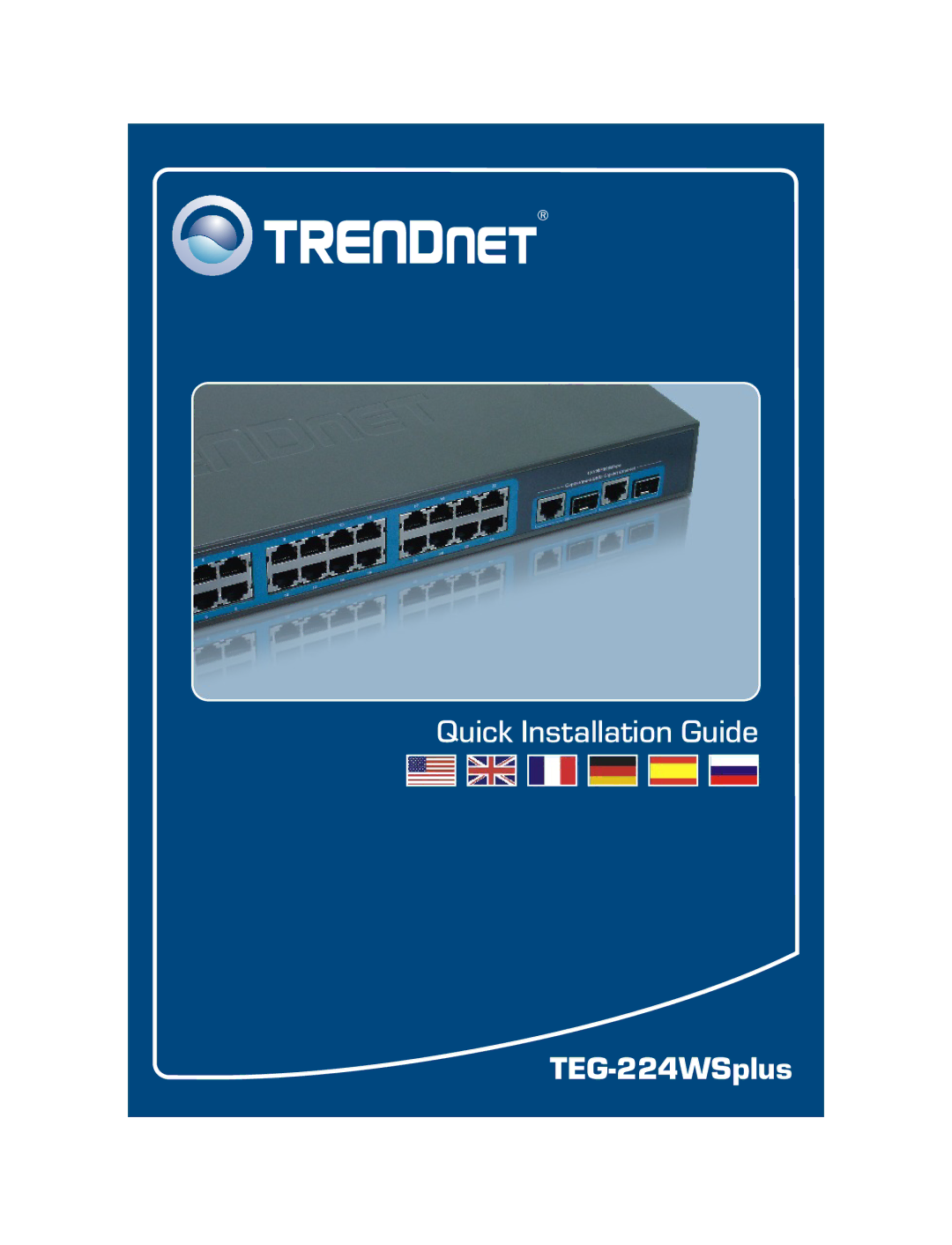 TRENDnet manual TEG-224WSplus 