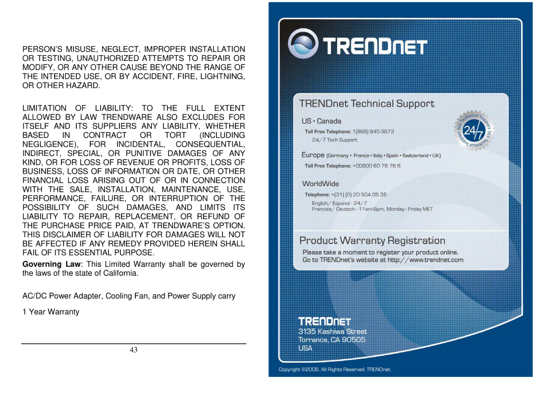 TRENDnet TEG-224WSplus manual 