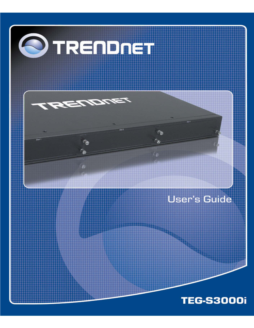 TRENDnet TEG-S3000I manual 