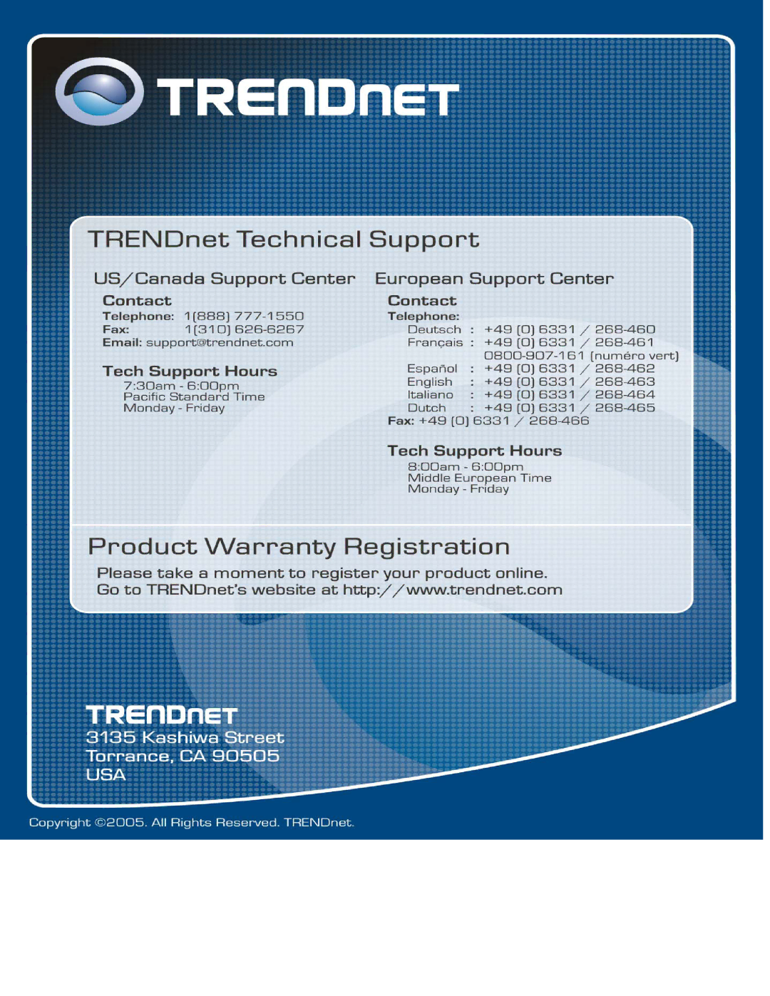 TRENDnet TEG-S3000I manual 