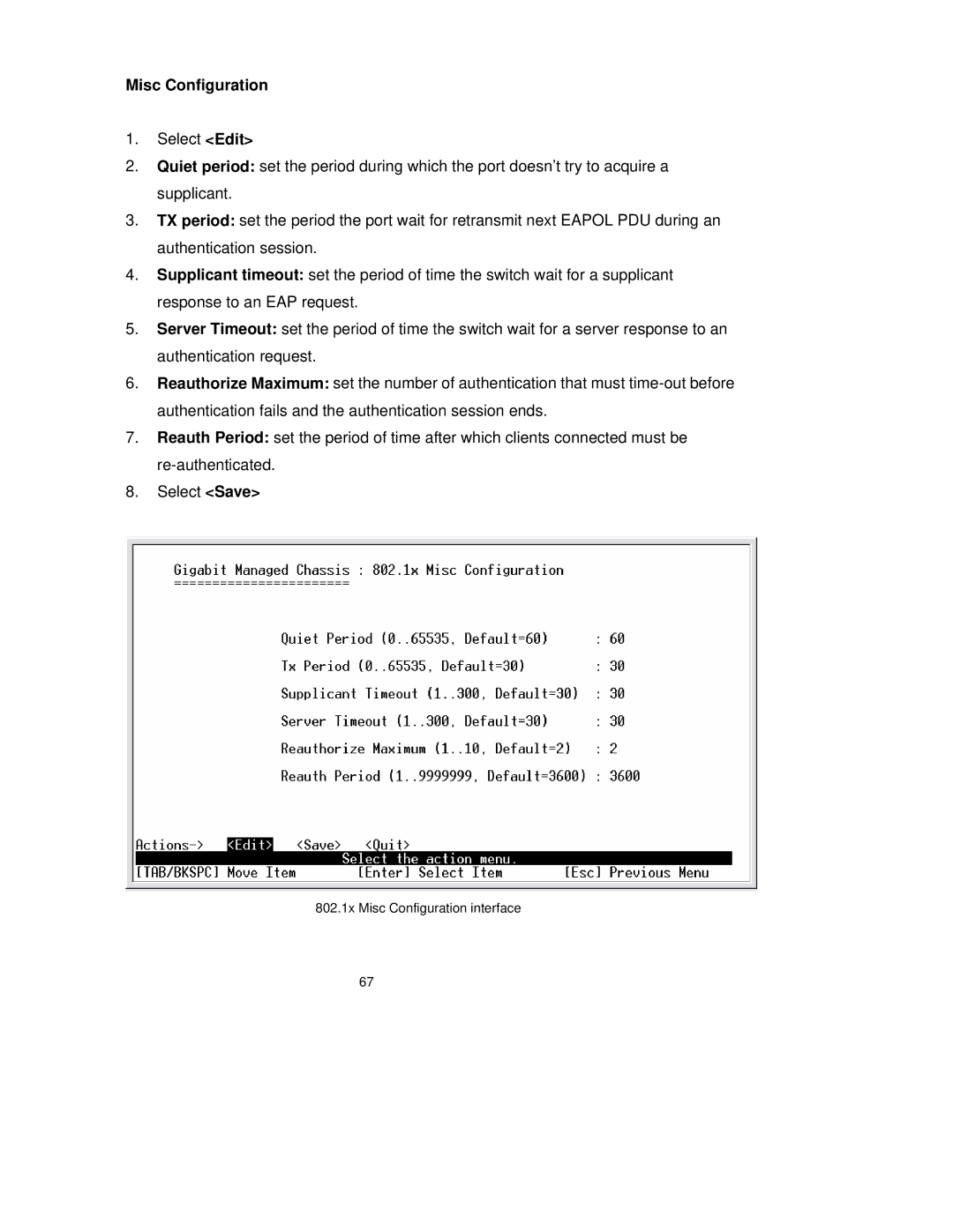 TRENDnet TEG-S3000I manual Misc Configuration 