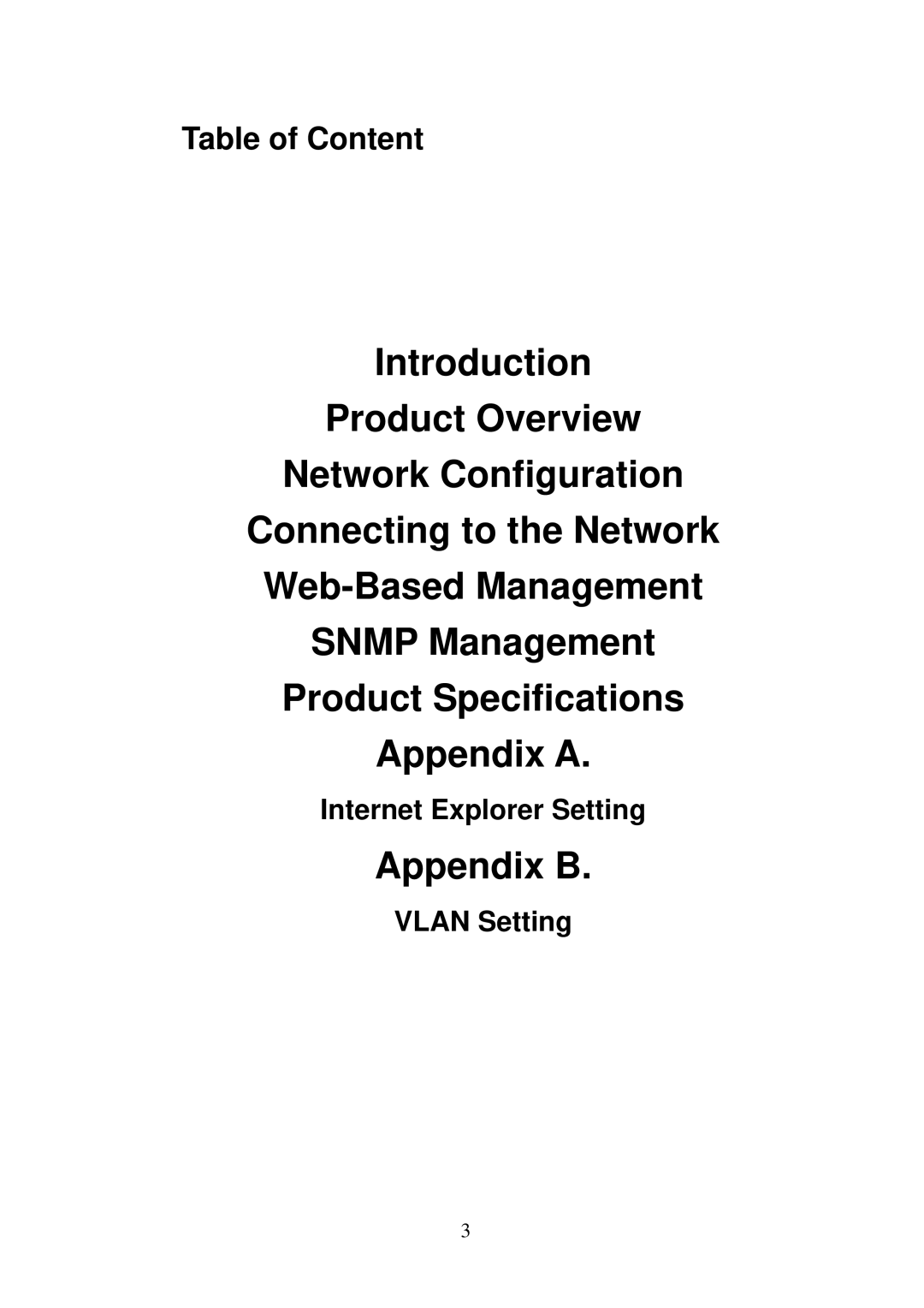 TRENDnet TEG-S4000I manual Internet Explorer Setting, Vlan Setting 