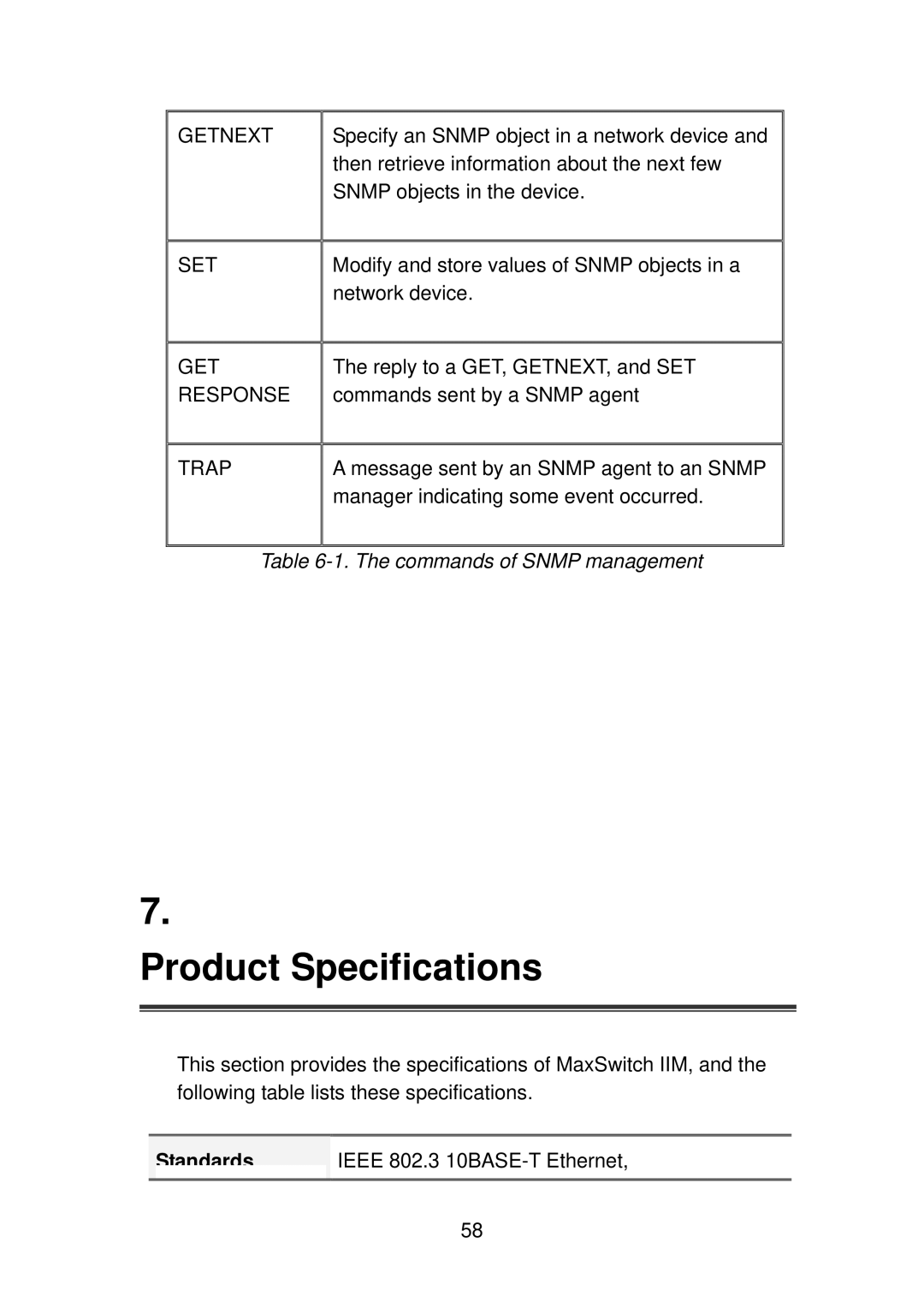 TRENDnet TEG-S4000I manual Product Specifications 