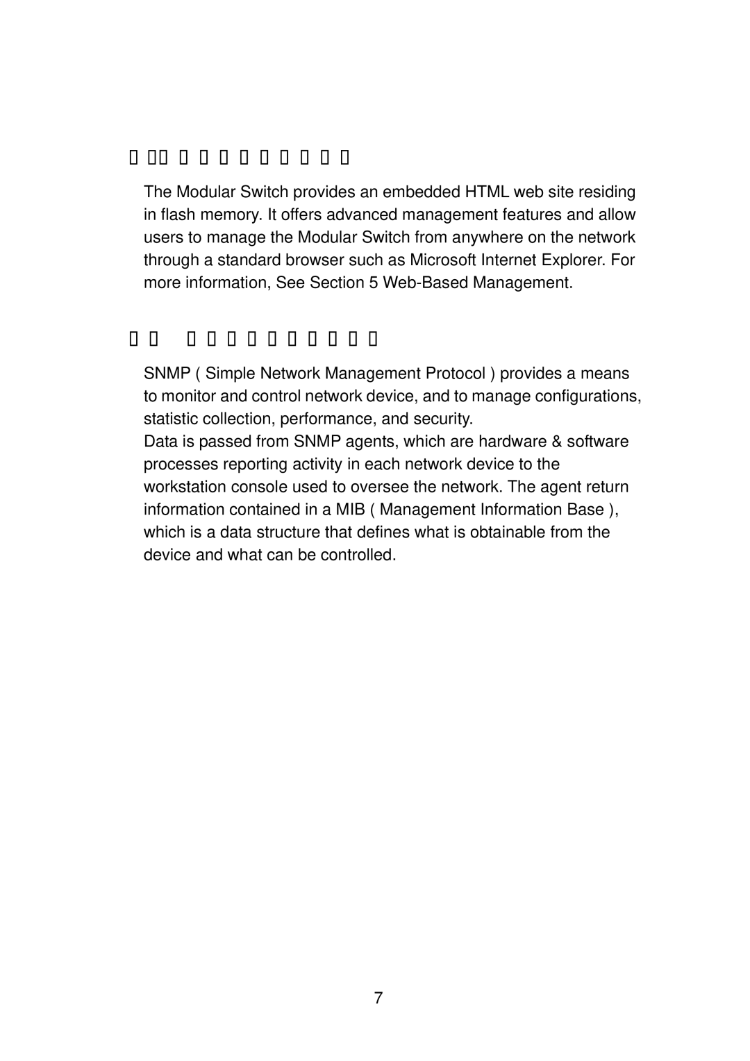 TRENDnet TEG-S4000I manual Web-based Management, Snmp Network Management 