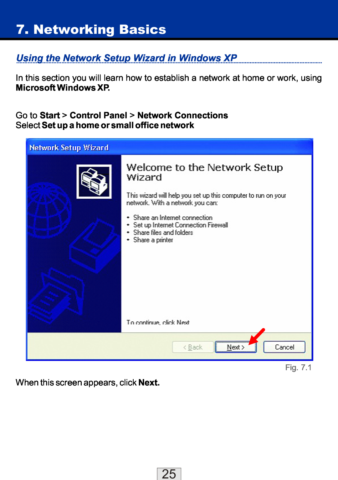 TRENDnet TEW-310APBX manual Networking Basics, Using the Network Setup Wizard in Windows XP 