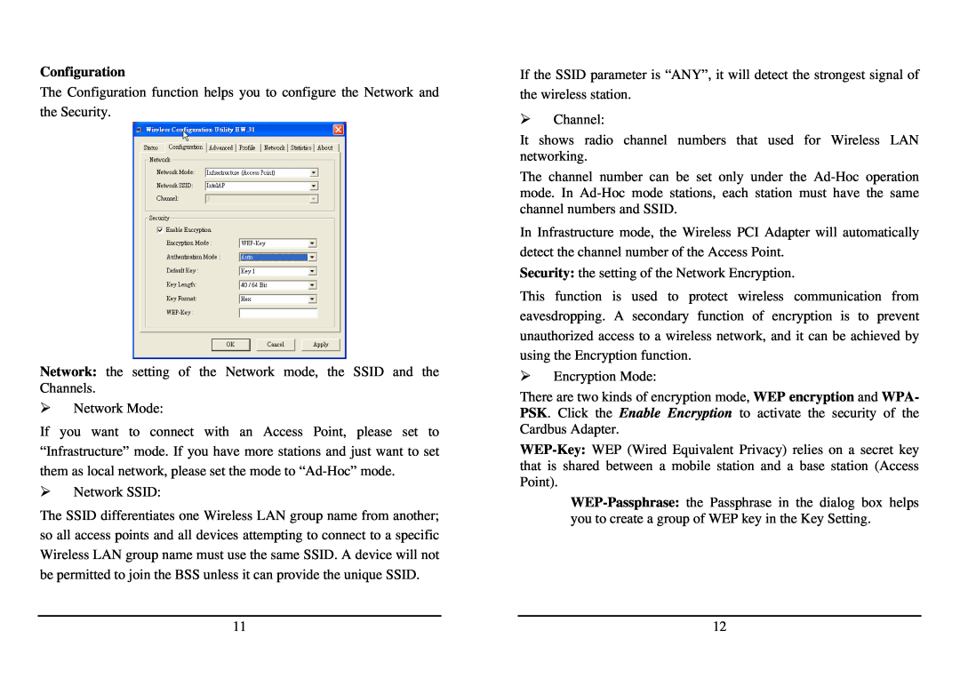 TRENDnet TEW-423PI manual Configuration 