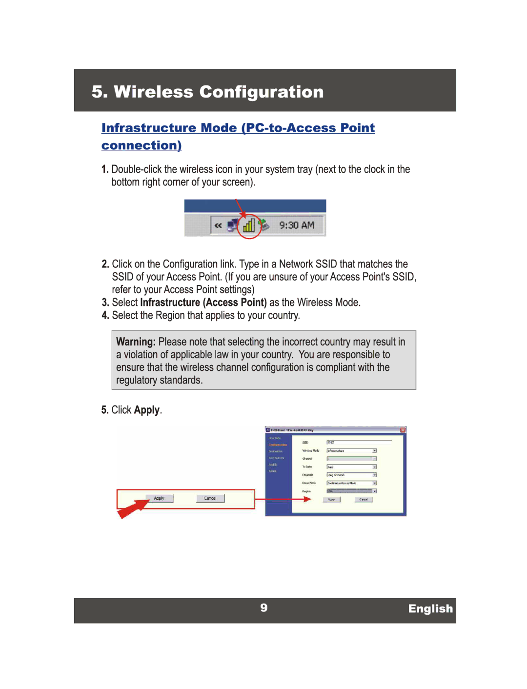 TRENDnet Wireless USB 2.0 Adaptor, TEW-424UB manual 