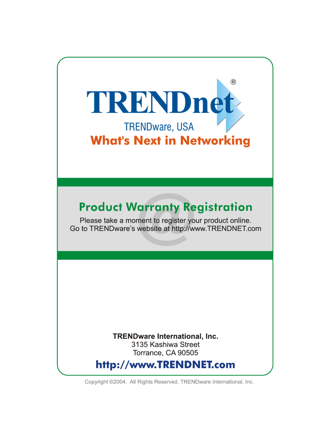 TRENDnet TEW-424UB, Wireless USB 2.0 Adaptor manual 