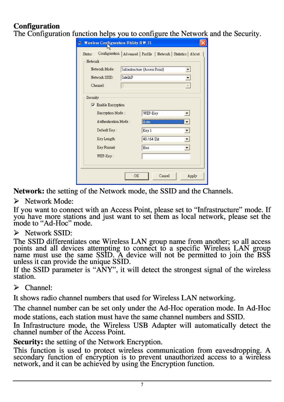 TRENDnet TEW-424UB manual Configuration 