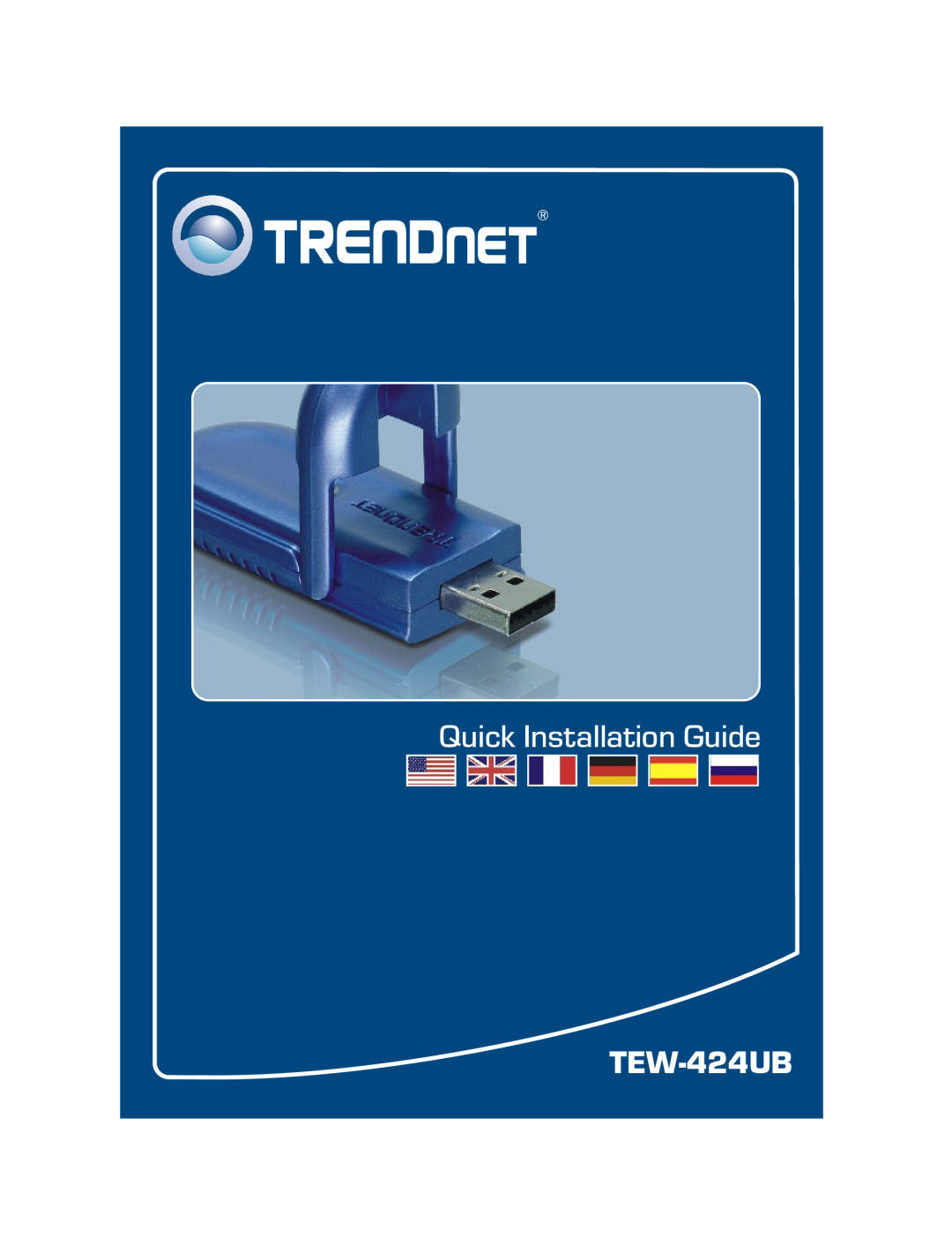 TRENDnet TEW-424UB manual Quick Installation Guide 