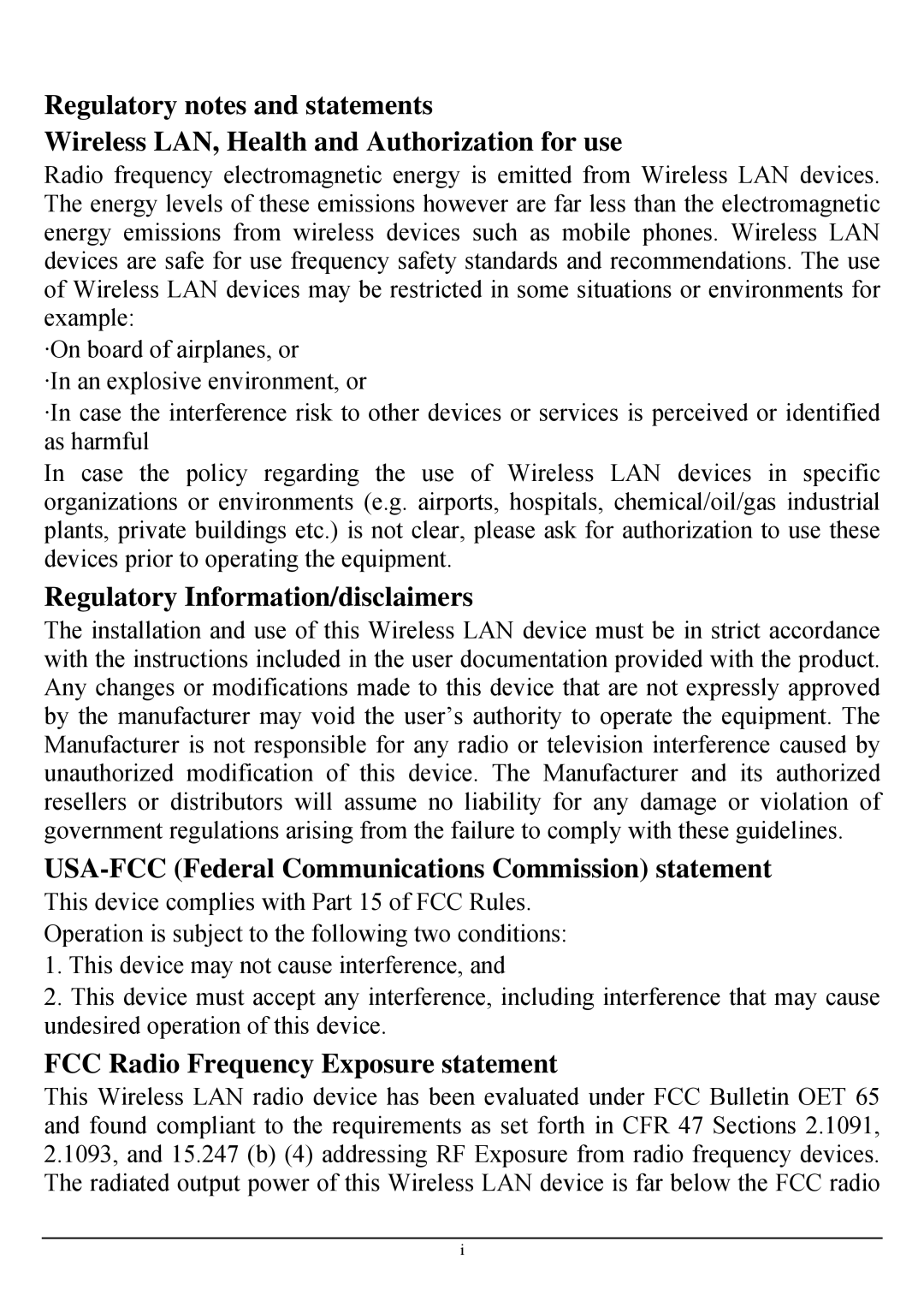 TRENDnet TEW-424UB manual Regulatory Information/disclaimers 