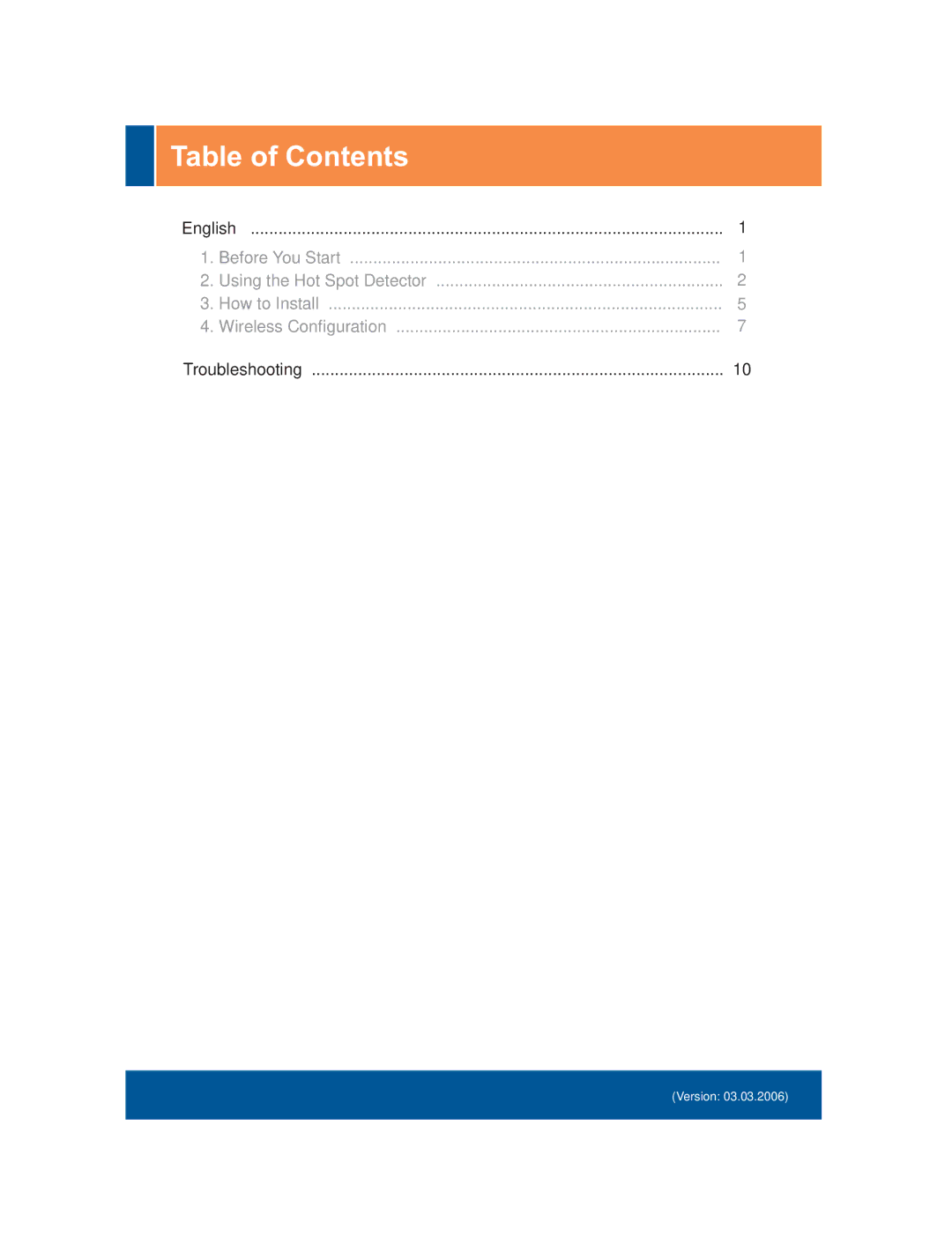 TRENDnet TEW-428UB manual Table of Contents 