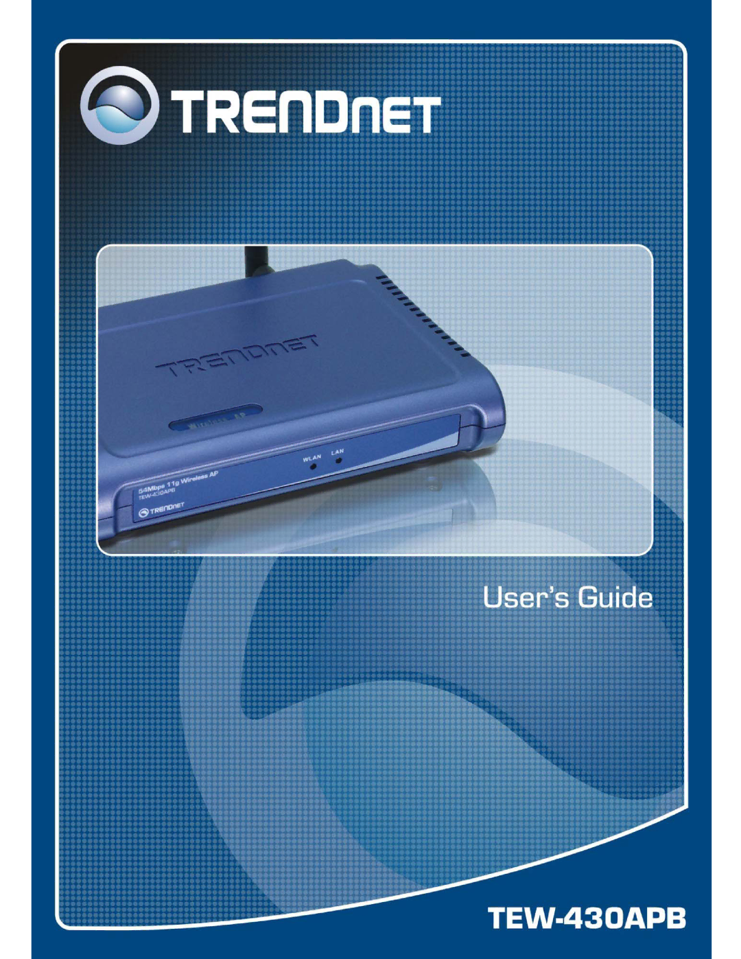 TRENDnet TEW-430APB manual 