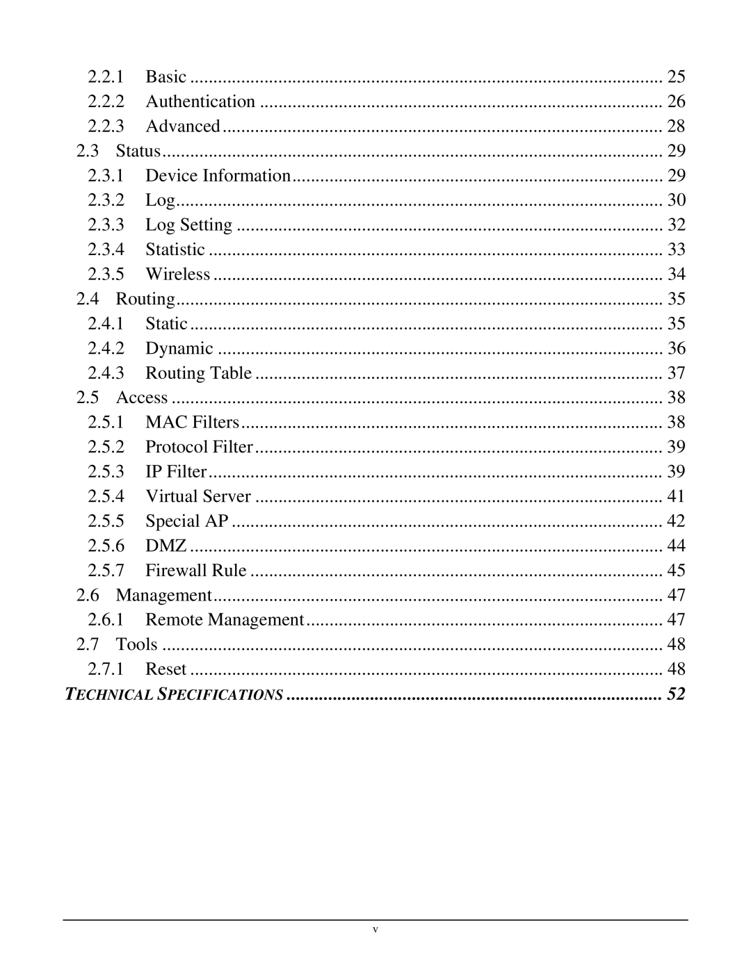 TRENDnet TEW-432BRP manual Technical Specifications 