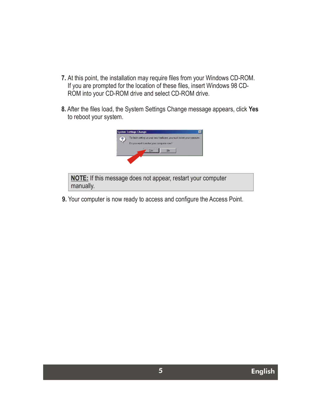 TRENDnet Net Spot Wireless Access Point, TEW-453APB manual English 