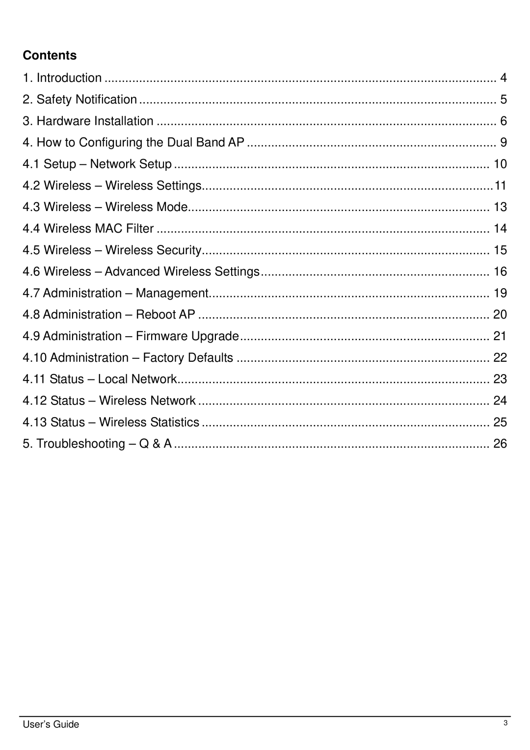 TRENDnet TEW-510APB manual Contents 