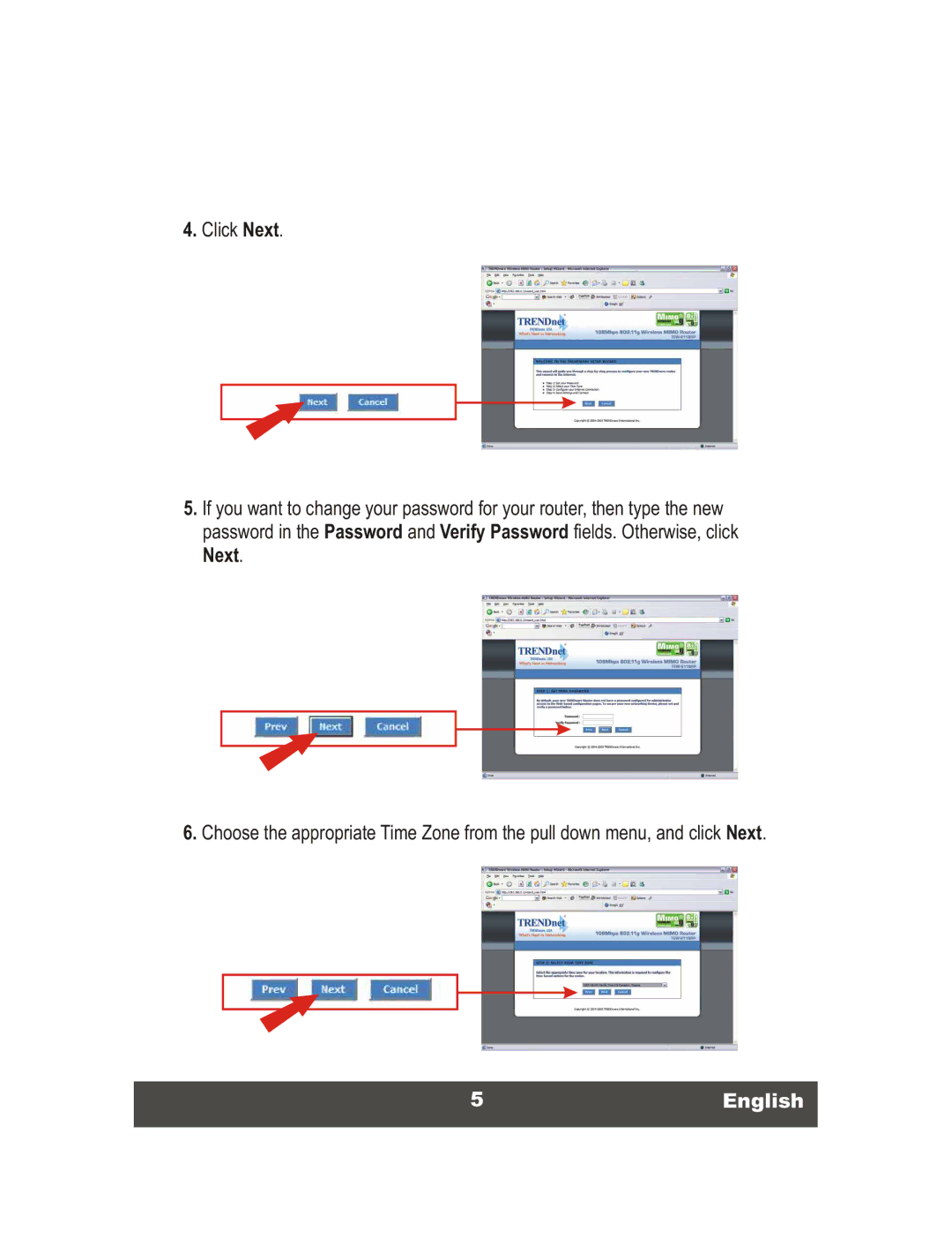 TRENDnet TEW-611BRP manual 5English 