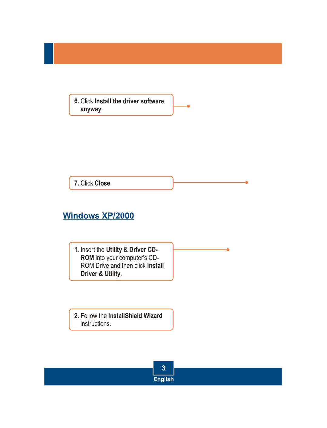 TRENDnet TEW-621PC manual Windows XP/2000 