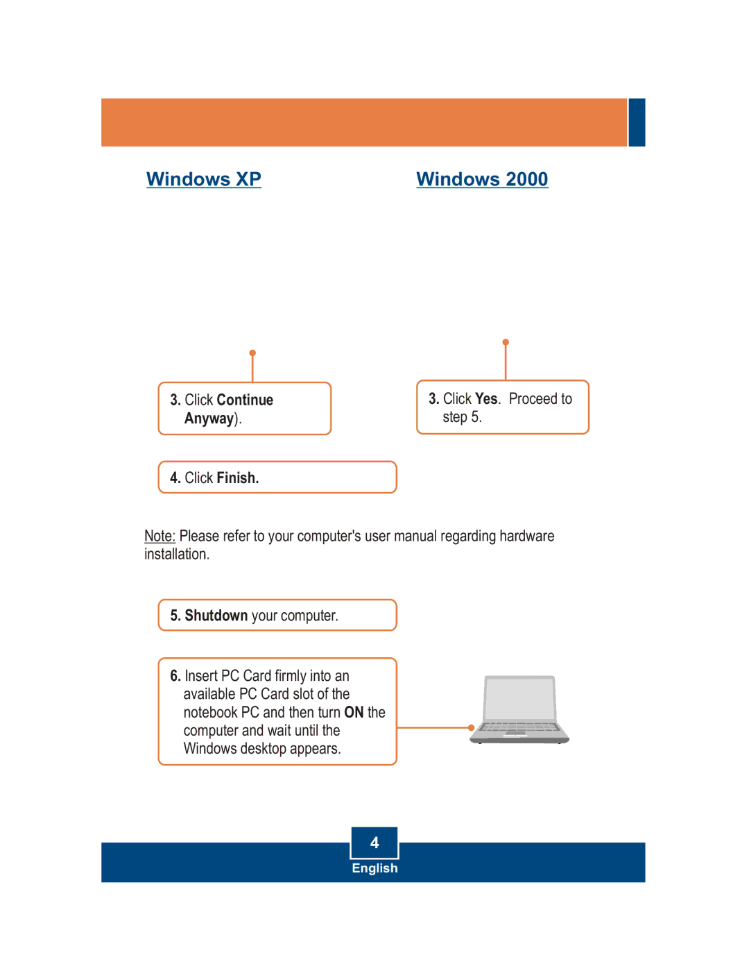 TRENDnet TEW-621PC manual Windows XP 