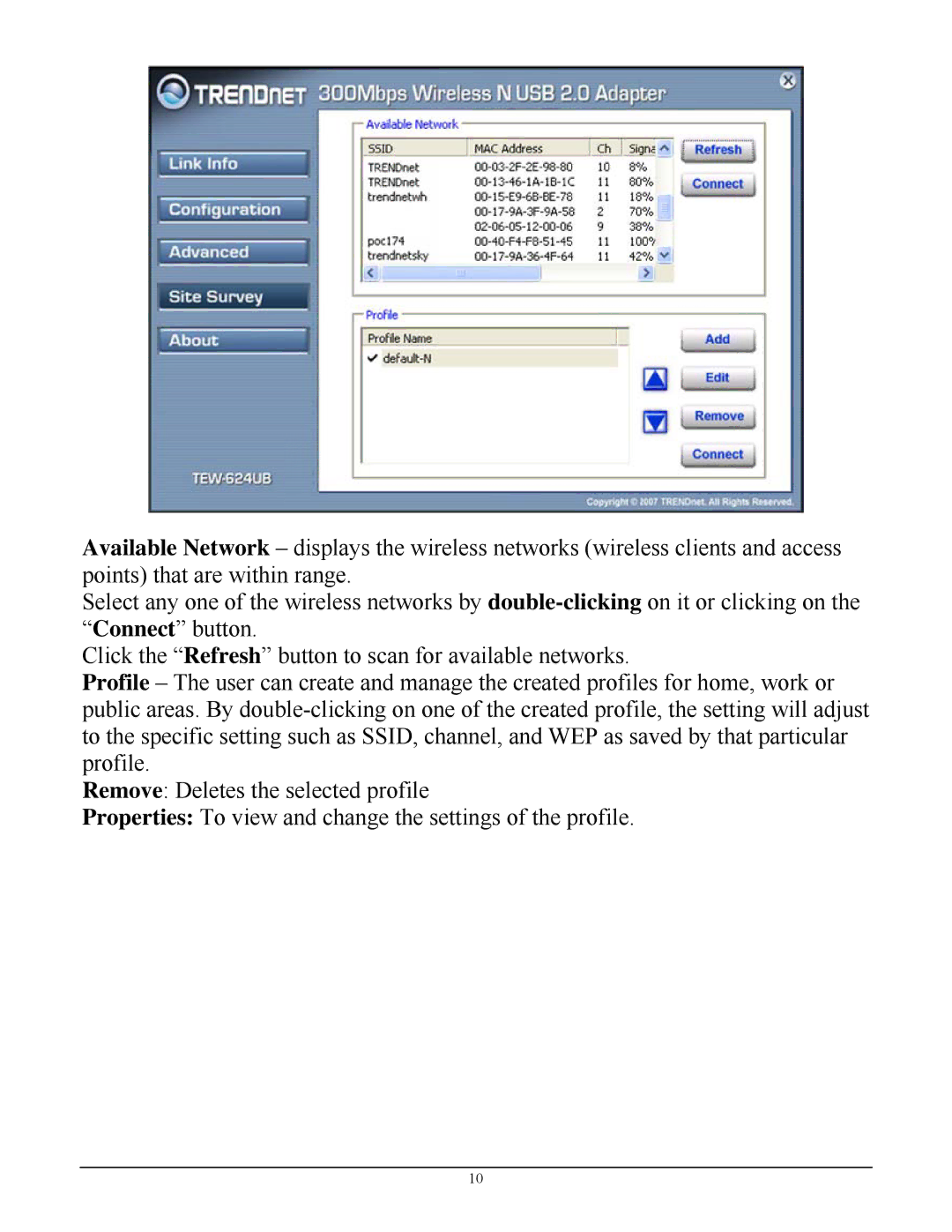 TRENDnet TEW-624UB manual 