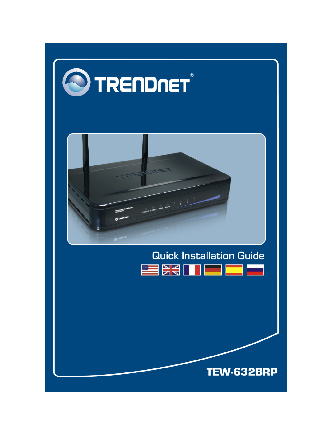 TRENDnet TEW-632BRP manual Quick Installation Guide 
