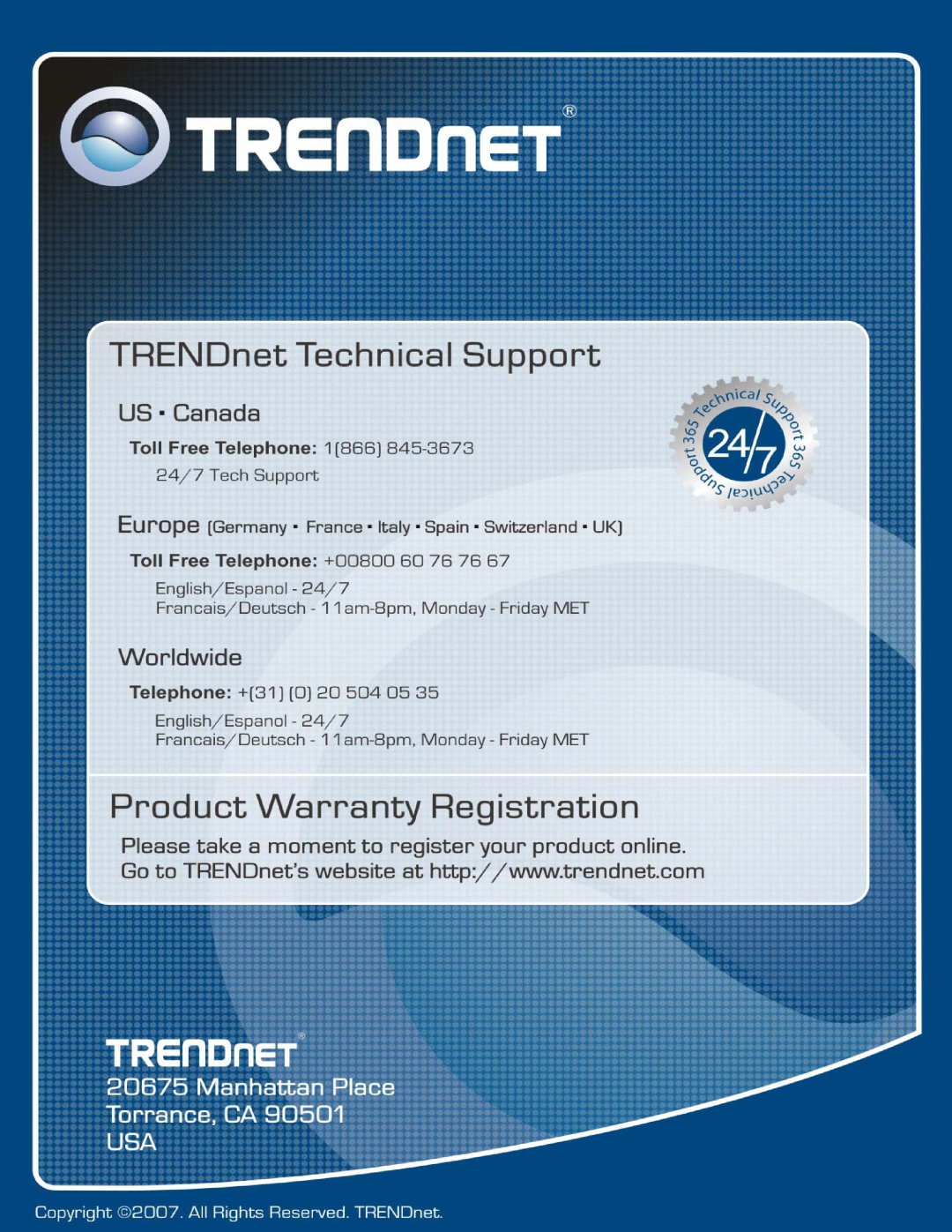 TRENDnet TEW-633GR manual 