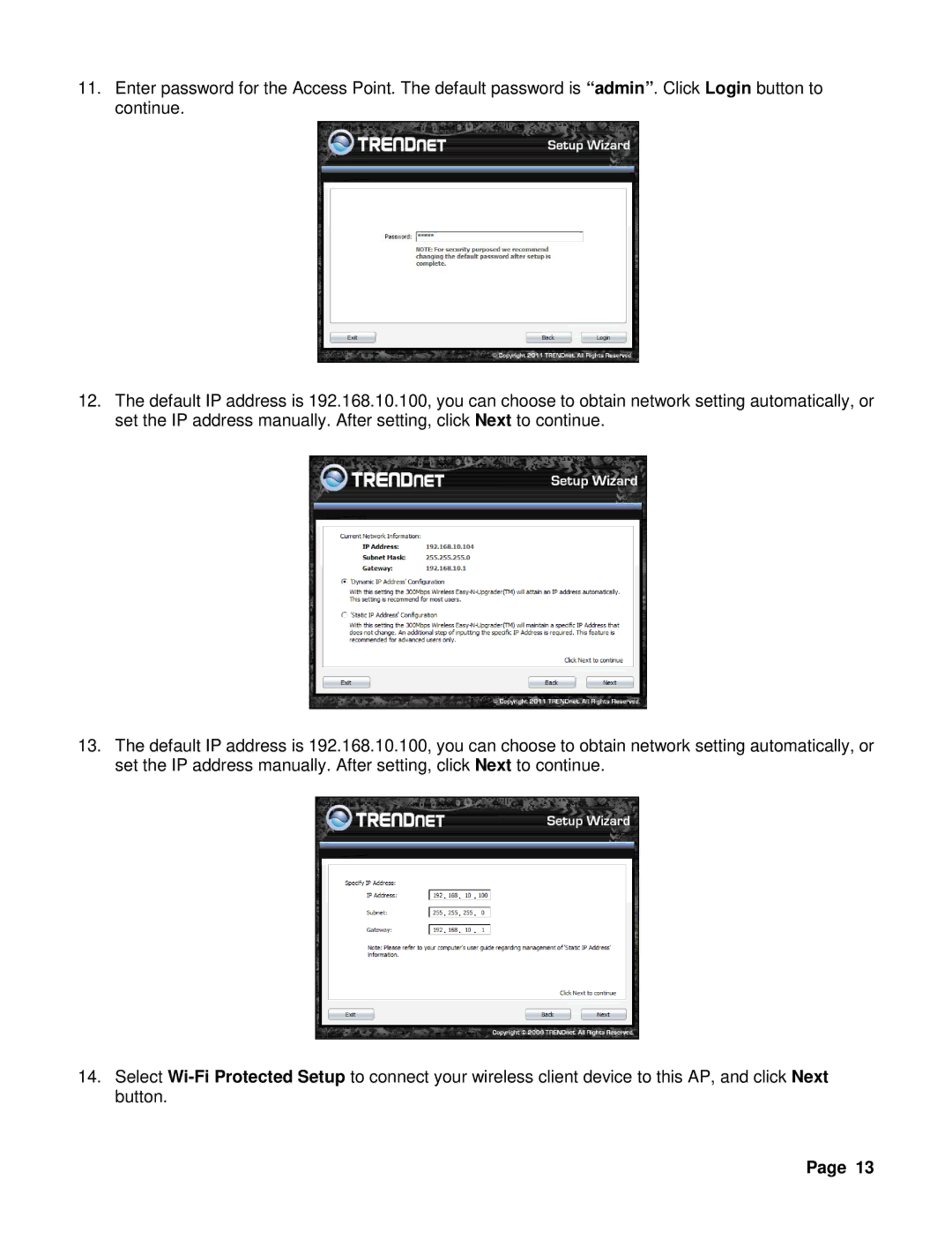 TRENDnet TEW-637AP 3.01 manual 