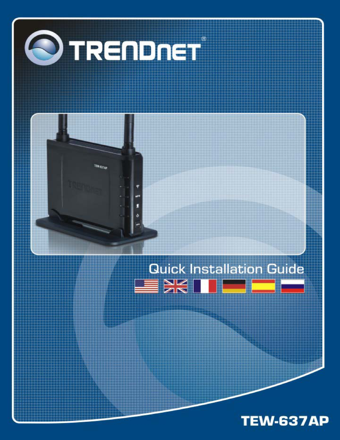 TRENDnet TEW-637AP manual 