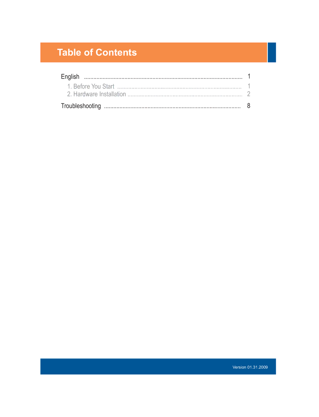 TRENDnet TEW-638APB manual Table of Contents 