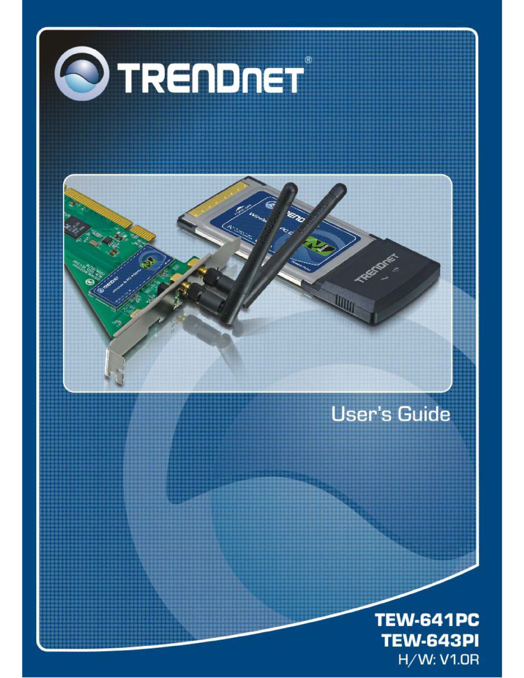 TRENDnet TEW-641PC manual 