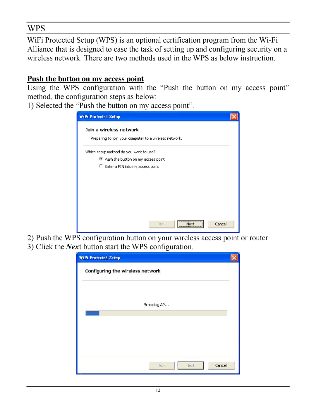 TRENDnet TEW-641PC manual Wps 