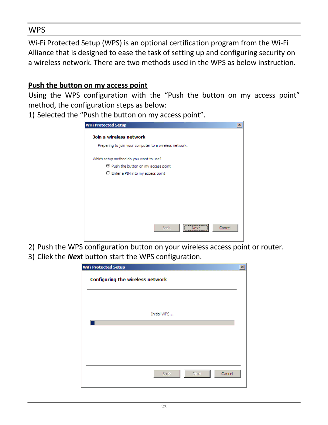 TRENDnet TEW-649UB manual Wps 