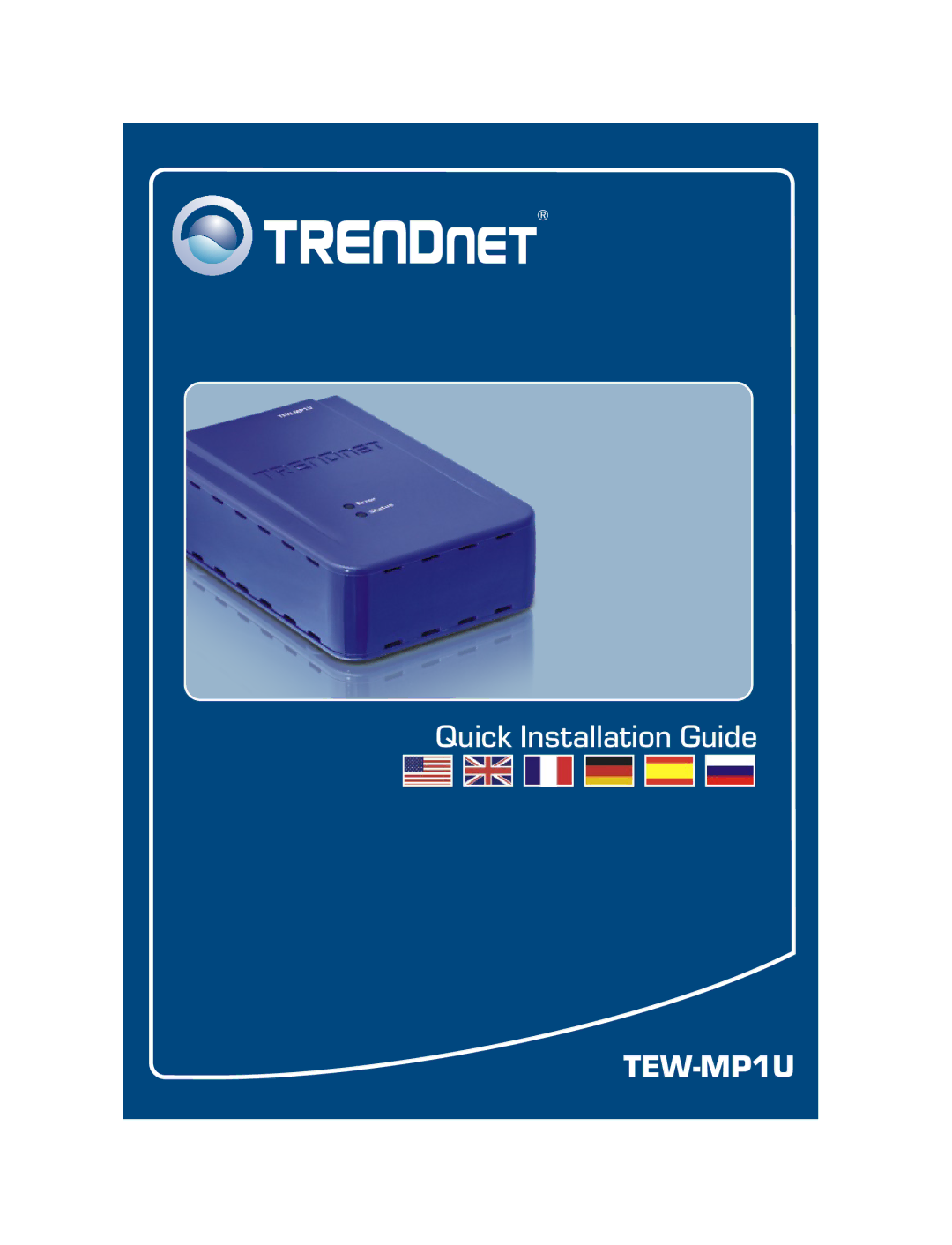 TRENDnet TEW-MP1U manual 