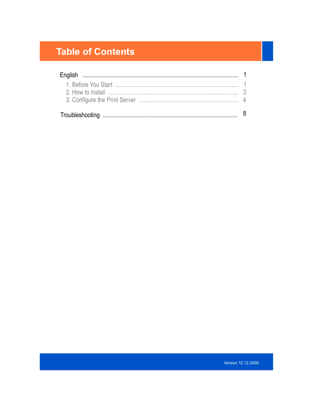 TRENDnet TEW-P11G, TE100-P11 manual Table of Contents 