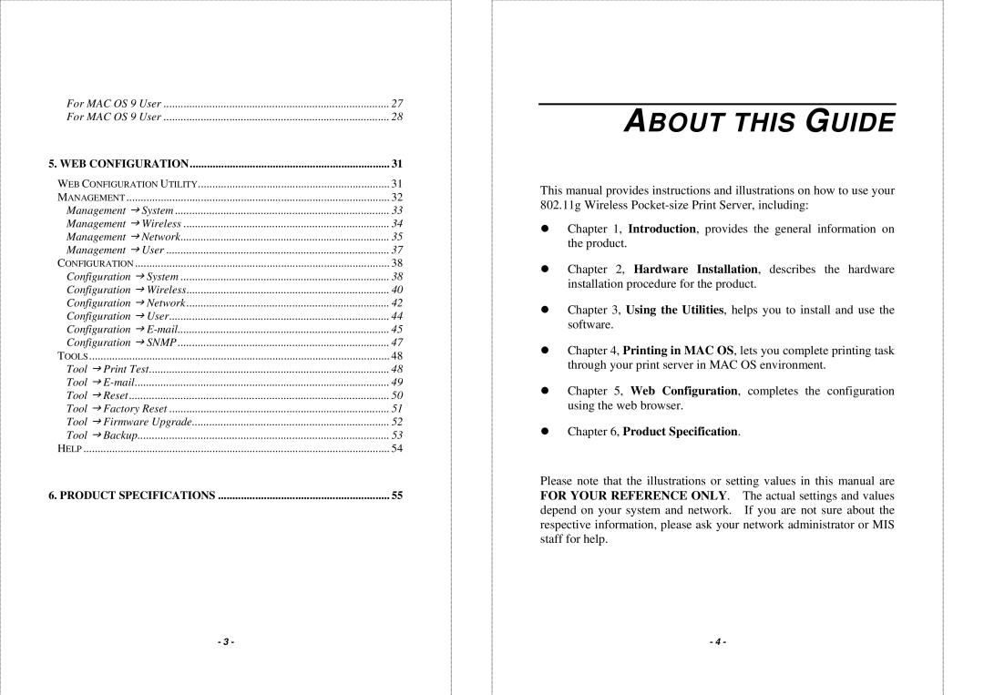 TRENDnet TEW-P1PG manual About this Guide, WEB Configuration 