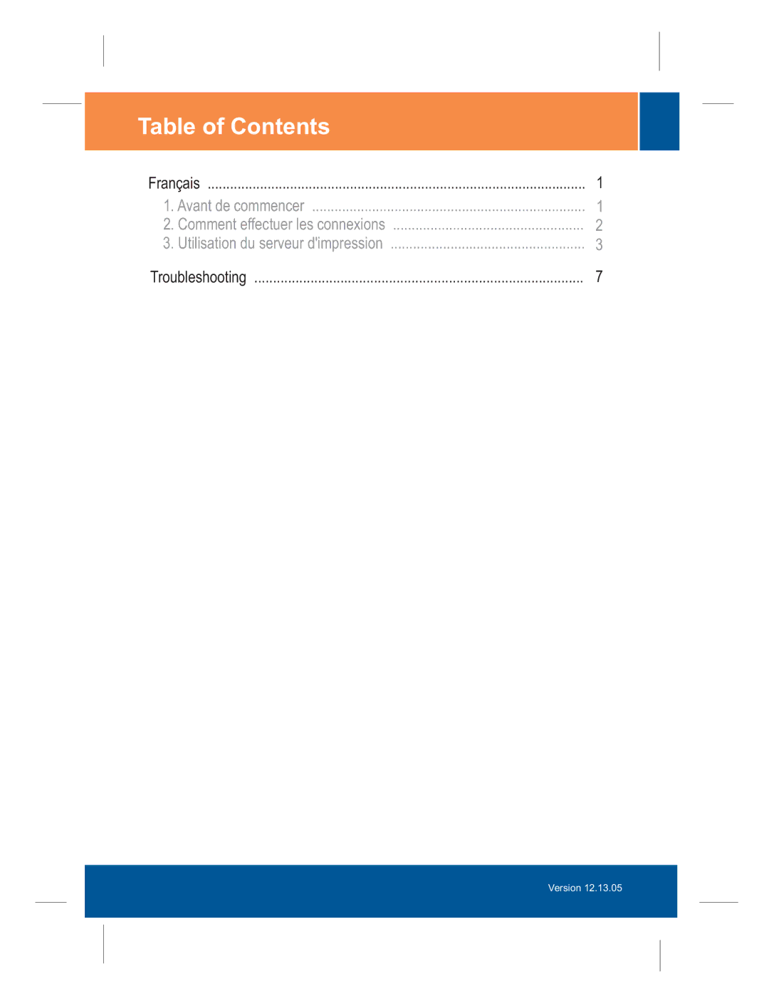 TRENDnet TEW-P21G manual Table of Contents 