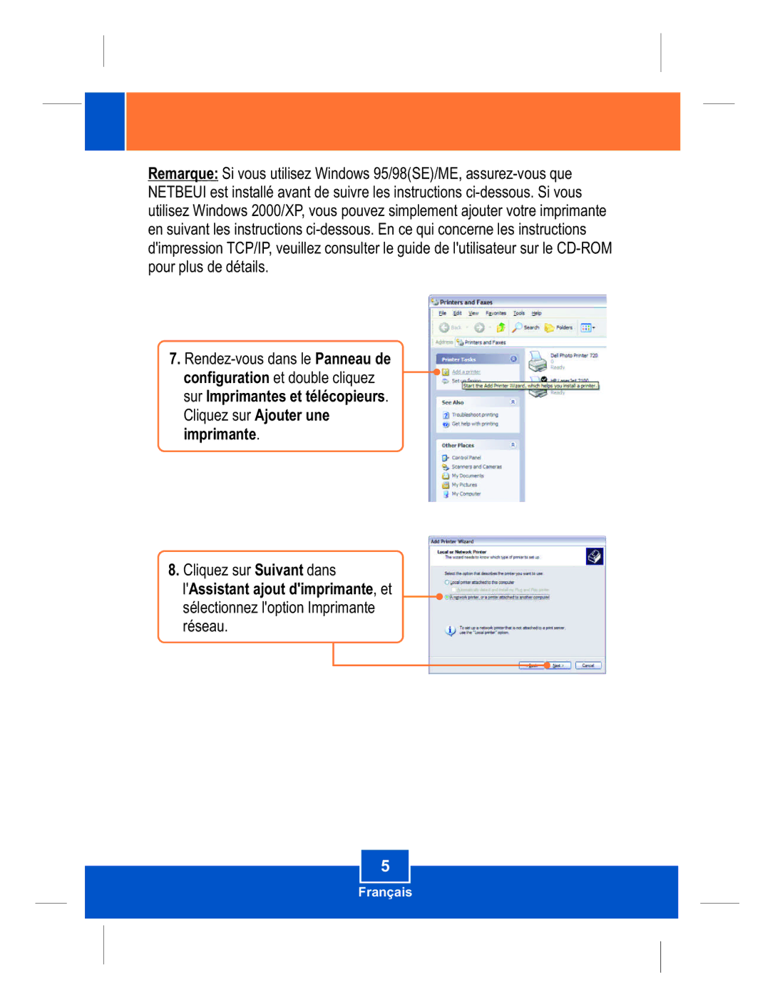 TRENDnet TEW-P21G manual Français 