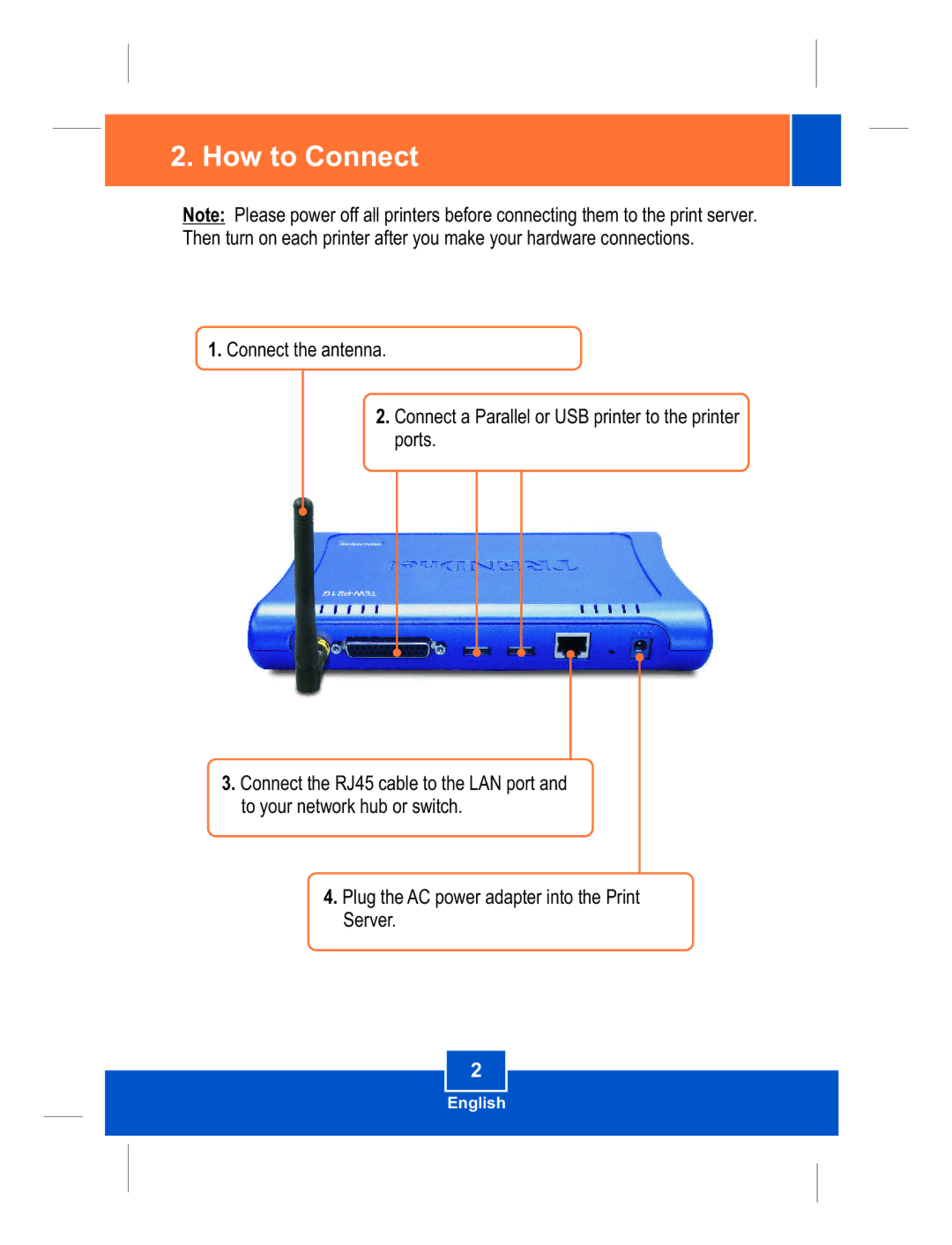 TRENDnet TEW-P21G manual How to Connect 