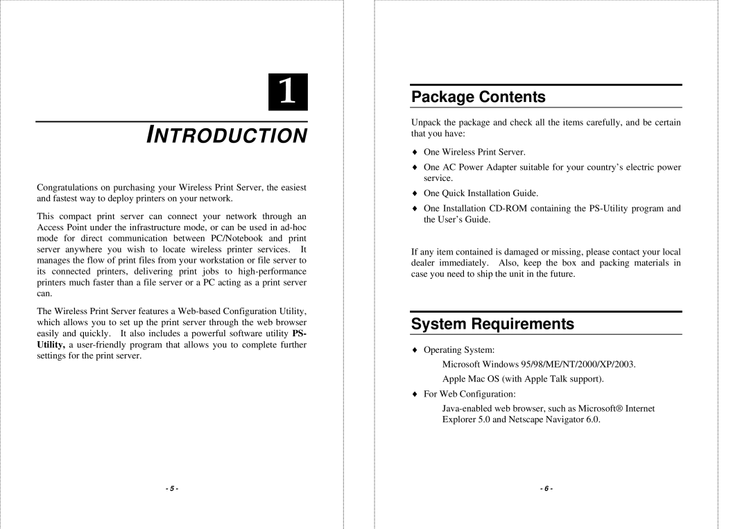 TRENDnet TEW P21G manual Introduction, Package Contents, System Requirements 