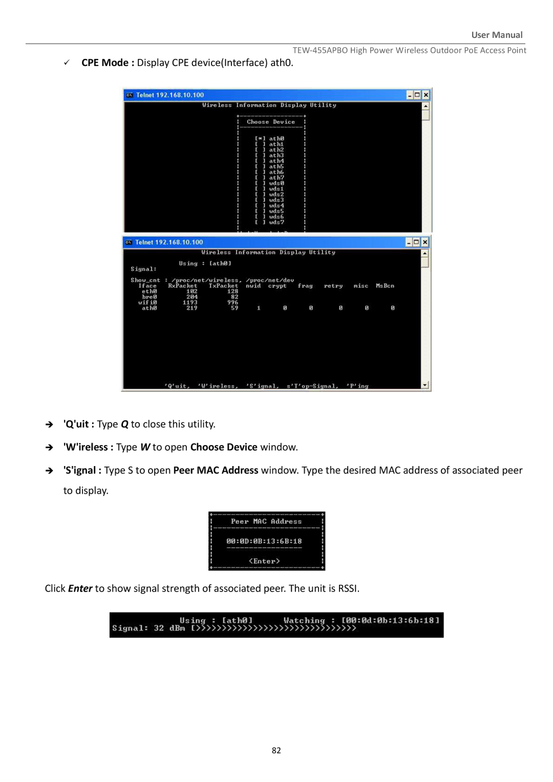 TRENDnet TEW455APBO manual  Wireless Type W to open Choose Device window 