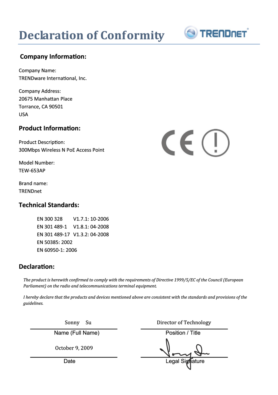 TRENDnet TEW653AP manual 