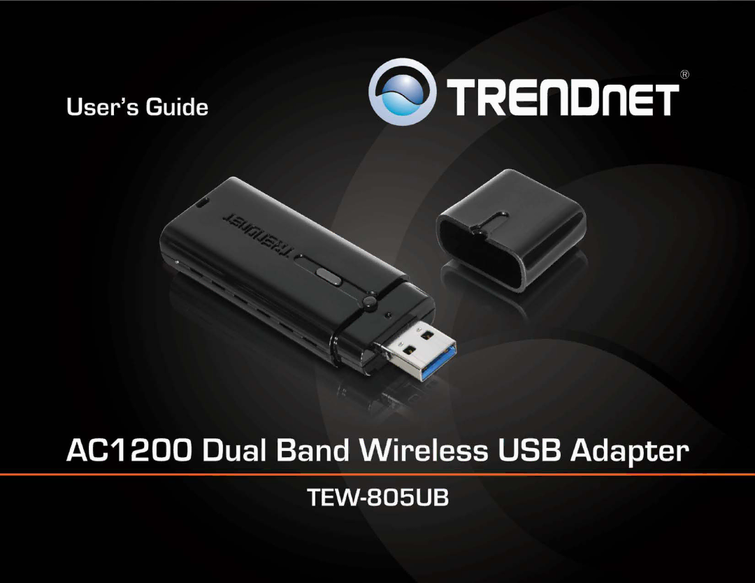 TRENDnet TEW805UB manual 