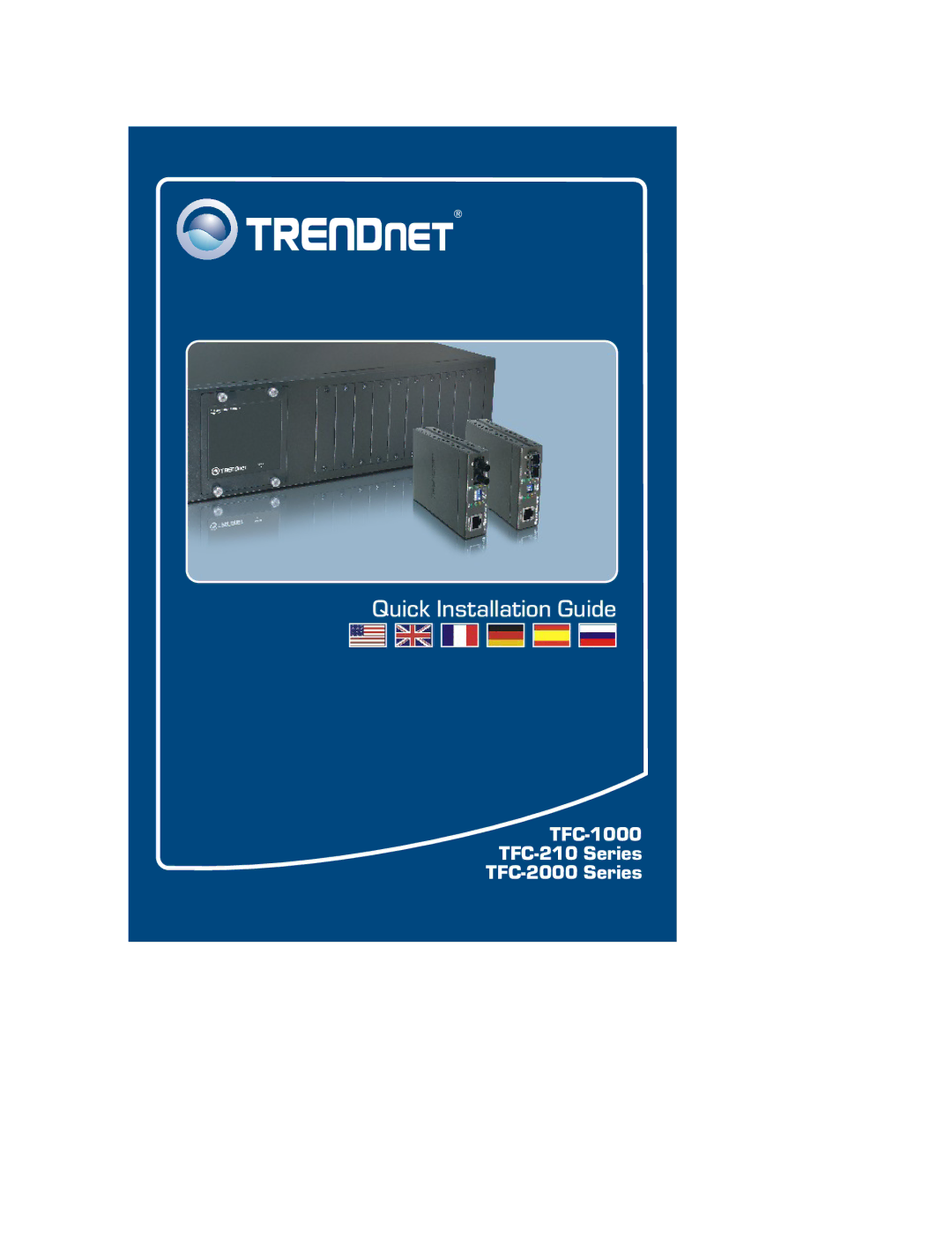 TRENDnet TFC-2000 SERIES, TFC-1000, TFC-210 SERIES manual Quick Installation Guide 