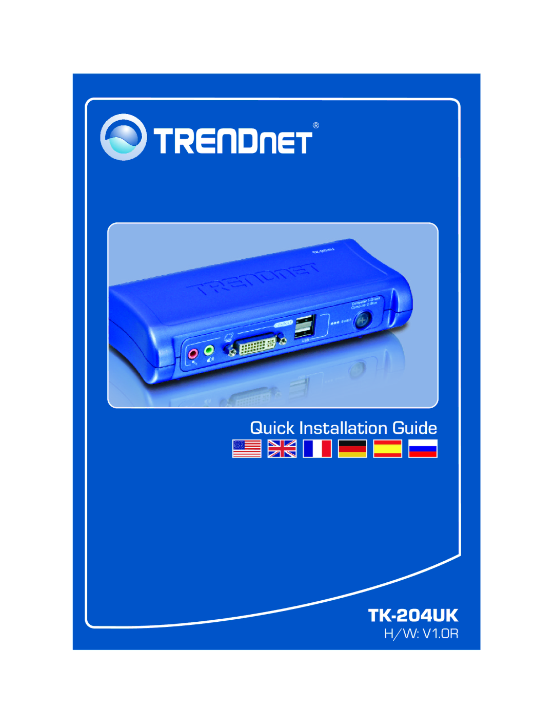 TRENDnet TK-204UK manual 